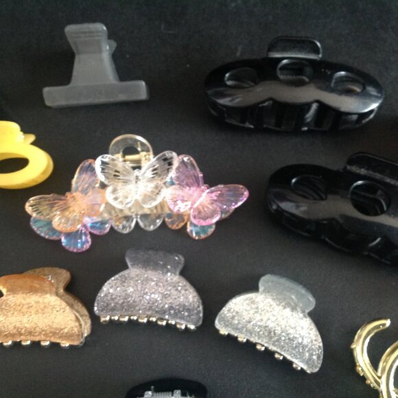 Retro Lot of 47 Hair Claws - Picture 5 of 8